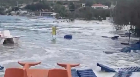 მიწისძვრის შემდეგ იზმირი დაიტბორა [video]