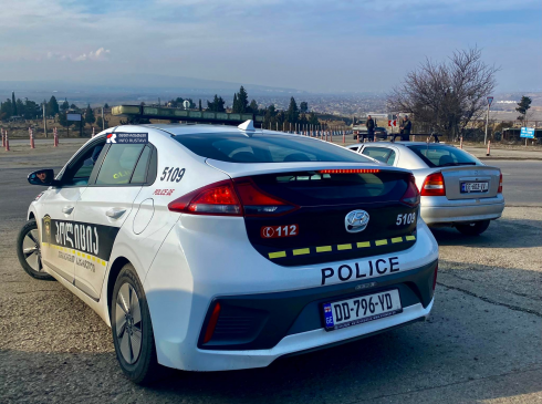 ავტოსაგზაო შემთხვევა რუსთავის სასაფლაოსთან [photo]