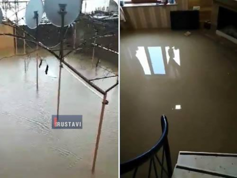 რამდენიმე სახლი დაიტბორა [video]