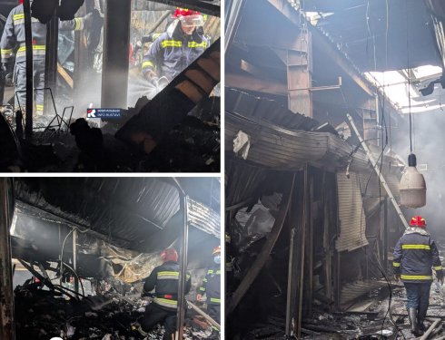 ლილო მოლში ხანძრის დროს 30-მდე მაღაზია დაიწვა