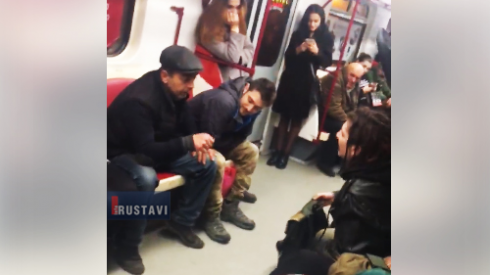 ინცინდენტი თბილისის მეტროში [video]