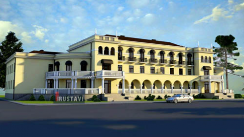 სად შენდება ელიტური სახლი (ფოტოები)