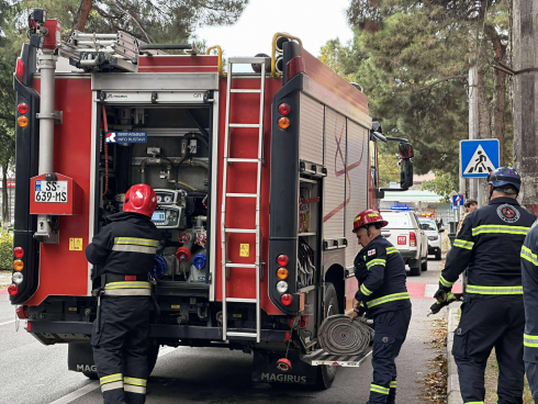 რუსთავში, საცხოვრებელ ბინაში ხანძარი იყო [video]