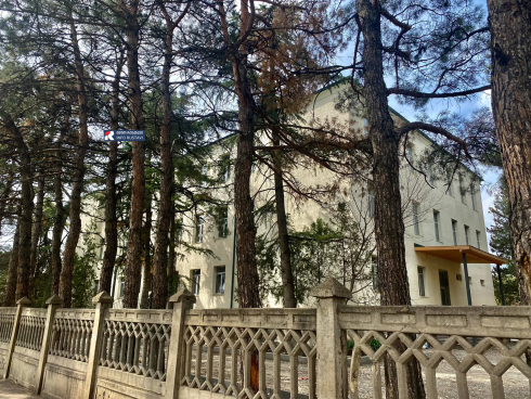 საპროტესტო აქცია რუსთავში, ერთ-ერთ სკოლასთან