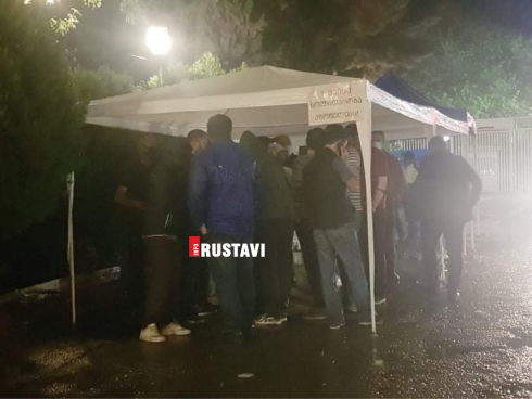 რუსთავში პროტესტის მე-5 დღე დასრულდა