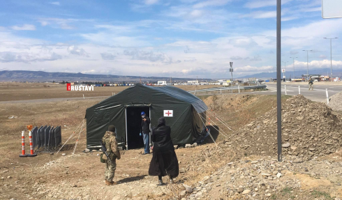 რუსთავის საკონტროლო პუნქტებთან თერმოსკრინინგი ტარდება