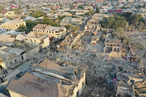 სომხეთმა განჯა ისევ დაბომბა [video]