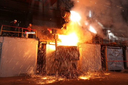 აფეთქება რუსთავის ქარხანაში [video]