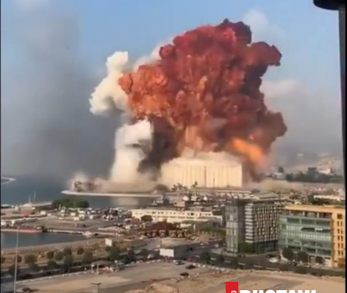 დიდი აფეთქება ბეირუთში [video]