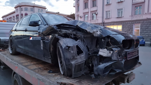 რუსთავში ერმანეთს 3 ავტომობილი შეეჯახა [video]