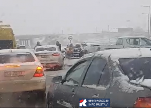 ავარია რუსთავის ავტობანზე