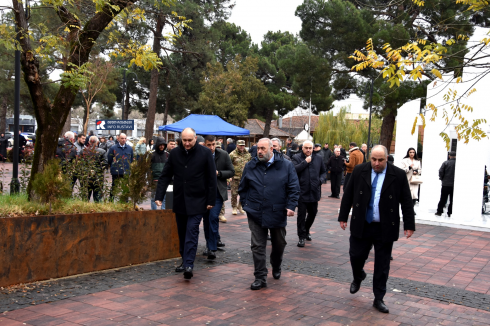 რუსთავში ახლადრეაბილიტირებული სკვერი გაიხსნა