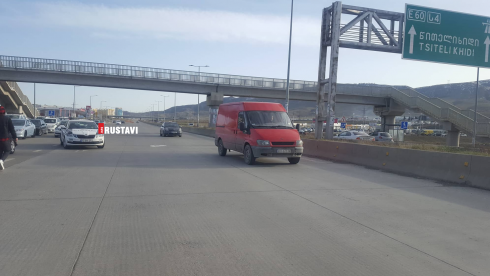 რუსთავის ავტობანი გაიხსნა