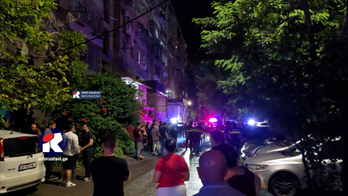 სიტყვიერი და ფიზიკური დაპირისპირება რუსთავში [video]