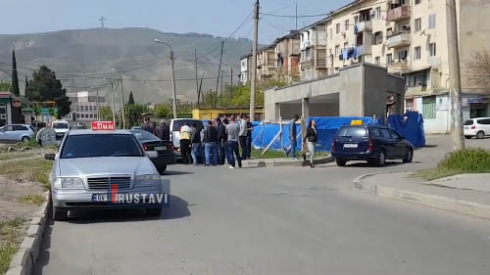 ტაქსი "აფეთქდა" (ვიდეო)