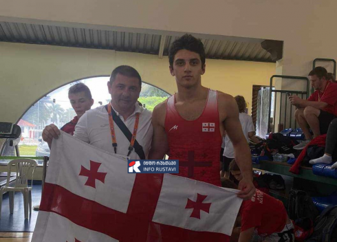 რუსთაველი მოჭიდავის წარმატება სასკოლო მსოფლიო ოლიმპიადაზე