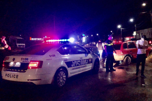 ავტოსაგზაო შემთხვევა რუსთავში [video]
