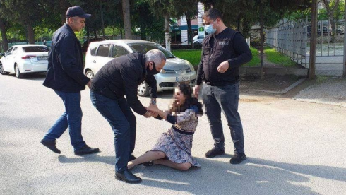 ხმაური გურჯაანის სასამართლოსთან