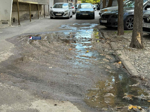 "ერთი კვირაა კანალიზაციაა გაჭედილი"