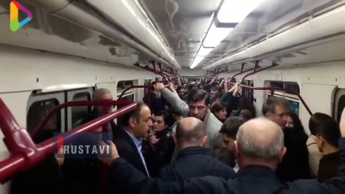 კახი კალაძე მეტროში (ვიდეო)