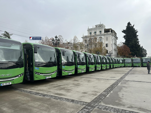 რუსთავს ახალი ავტობუსები ჰყავს