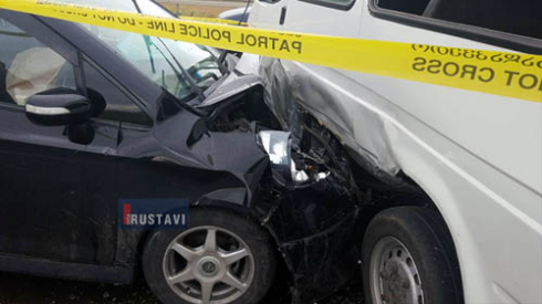 ავარია გაჩიანის ხიდთან (ვიდეო)