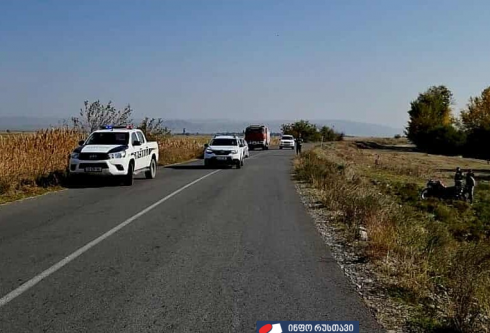 რუსთავი-გარდაბნის გზაზე ავტოსაგზაო შემთხვევა მოხდა