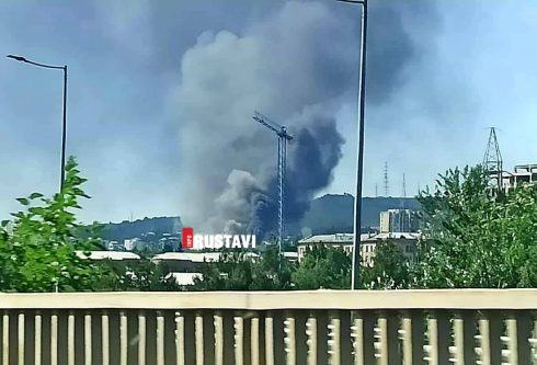 ძლიერი ხანძარი თბილისში