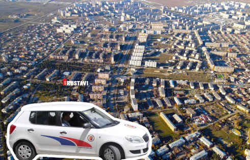 მართვის მოწმობის პრაქტიკული გამოცდის 4 მარშრუტი რუსთავში [photo]