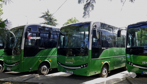 ახალი ავტობუსები უკვე ქალაქშია