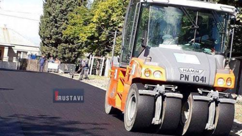 გარდაბნის მუნიციპალიტეტში გზების რეაბილიტაცია მიმდინარეობს