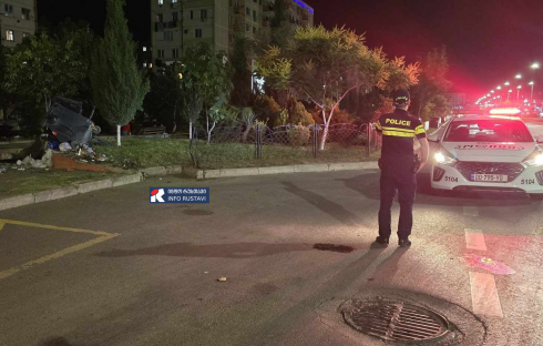 რუსთავში ცენტრალურ ქუჩაზე ავარია მოხდა