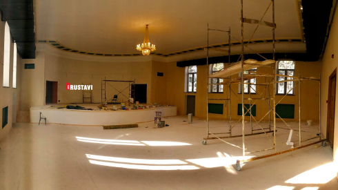 რუსთავში მუსიკალური სკოლის რეაბილიტაცია მიმდინარეობს [photo]