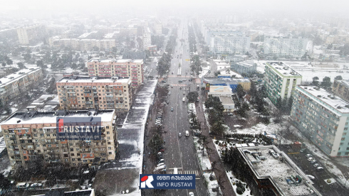 რუსთავში მოსალოდნელია ნალექი თოვლის სახით
