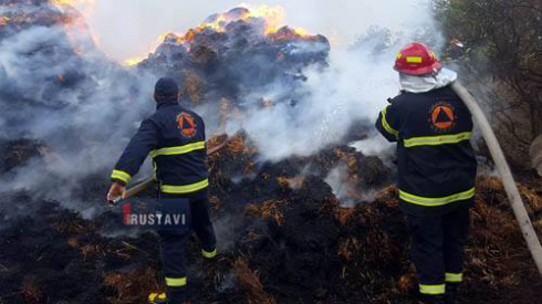 ხანძარი ჭყონდიდელის დასახლებაში (ვიდეო)