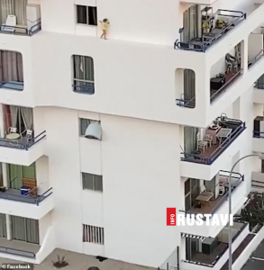 ბავშვი ფანჯრიდან გადაძვრა [video]