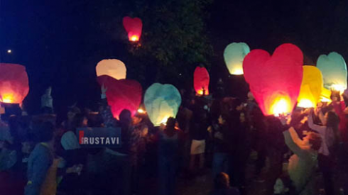 "ექსპერიმენტული ომი" პარკში (ვიდეო)