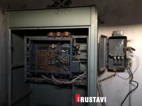 რუსთავში ლიფტი გაქურდეს