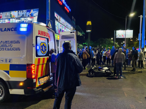 ავტოსაგზაო შემთხვევა რუსთავში [video]