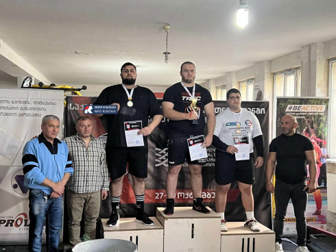 რუსთაველი სპორტსმენი საქართველოს მეორე უძლიერესი მამაკაცი გახდა