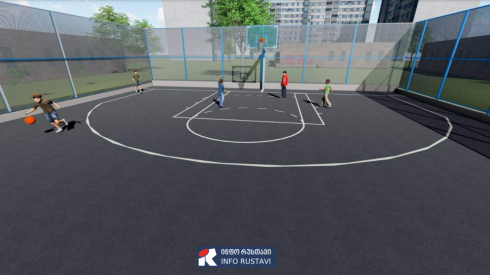 რუსთავში საბავშვო და სპორტული სივრცეების მოეწყობა