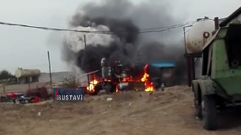 მეორადი ზეთის გადამამუშავებელ საწარმოში ხანძარს ებრძვიან