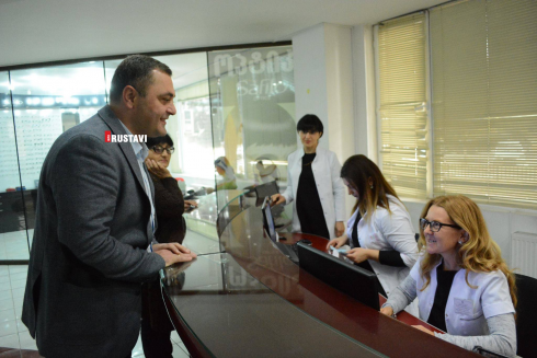 ირაკლი ტაბაღუა მედპერსონალს შეხვდა (ფოტოები)