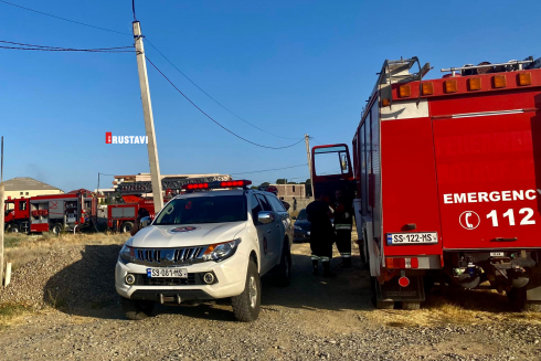 ხანძარი რუსთავში