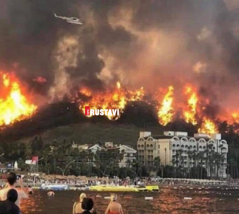 თურქეთის საკურორტო ზონაში ხანძარია [video]