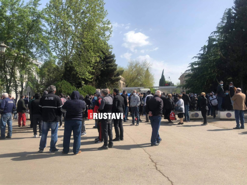 "რუსთავის აზოტის" თანამშრომლები გაიფიცნენ [photo]