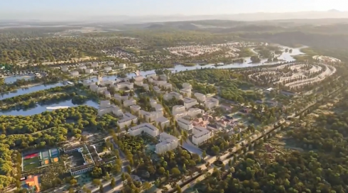 რუსთავთან ახლოს კრწანისის ტყე-პარკში ახალი ქალაქი აშენდება [photo]