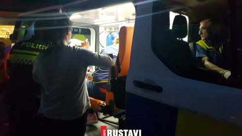 ავტოსაგზაო შემთხვევა რუსთავში [video]