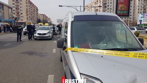 ახალგაზრდა ქალს მანქანა დაეჯახა [video]