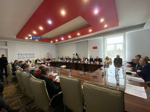 ქონების მართვის კომისიის სხდომა რუსთავის საკრებულოში